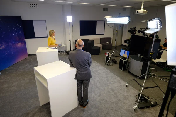 Einblick in das Münchner Streaming Studio des 4. AKDB Kommunalforum » Digital 2020