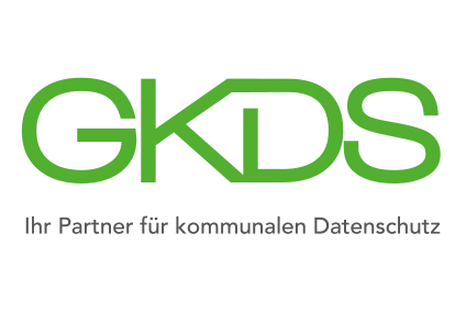 GKDS Logo mit Claim 'Ihr Partner für kommunalen Datenschutz'